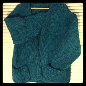 Vintage hand-knit sweater by Aunt